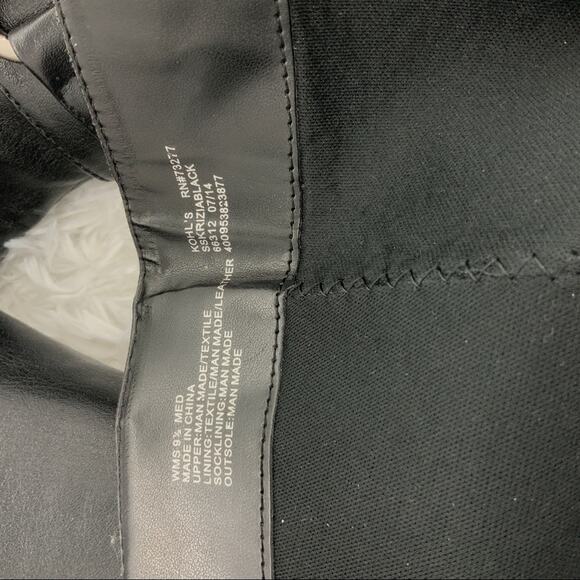 Sole Sensability Black Faux Leather Riding Boots 9 - Picture 12 of 12